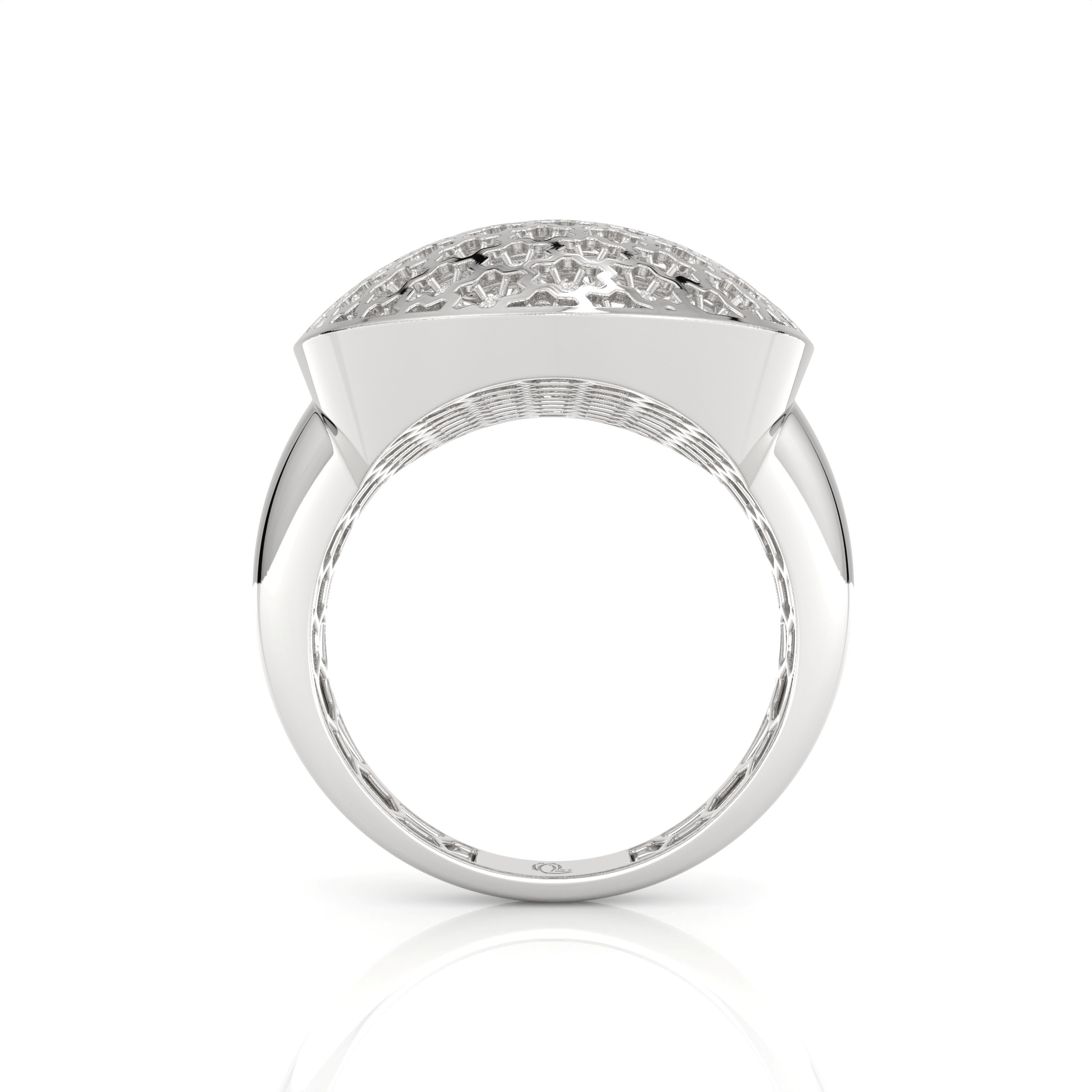 Celestia Dome Lattice Ring